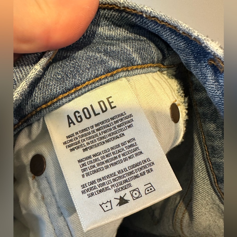 AGOLDE Riley High Rise Straight Crop Jeans - Picture 7 of 9